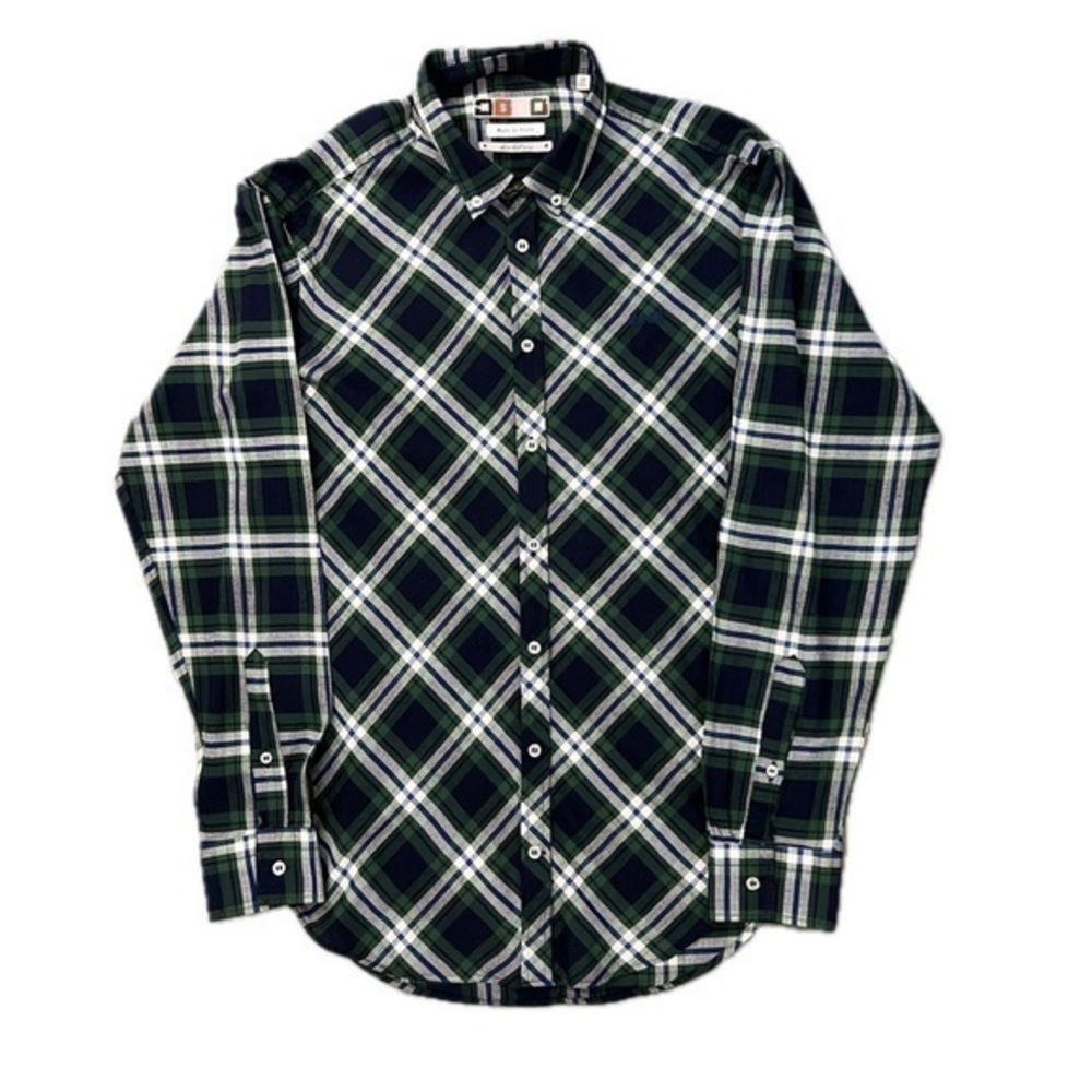 MSGM Viscose Tartan Shirt Made in Italy